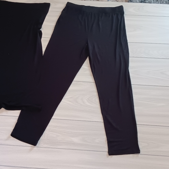 Women Plus Size Loose Solid Color Two Piece Set - Picture 5 of 13